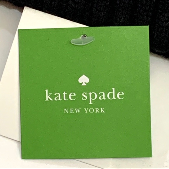 Kate Spade New York Ooh La La Black Beanie Pom Pom - Picture 6 of 8